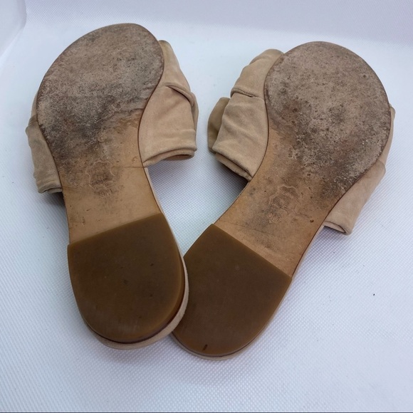 Tory Burch Annabelle Bow Slide Sandal Blush Pink Suede Size 8M - Picture 6 of 7